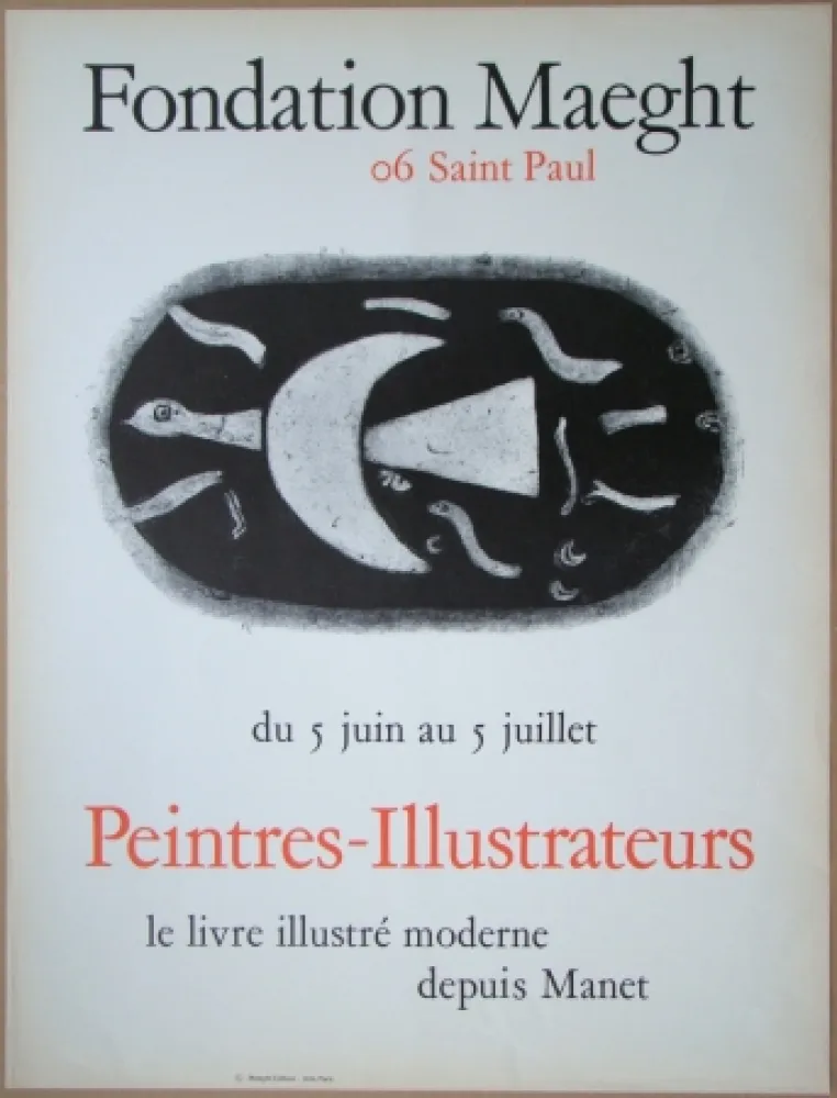 石版画 Braque - Fondation Maeght