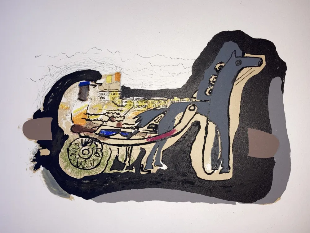 石版画 Braque - Gélinotte