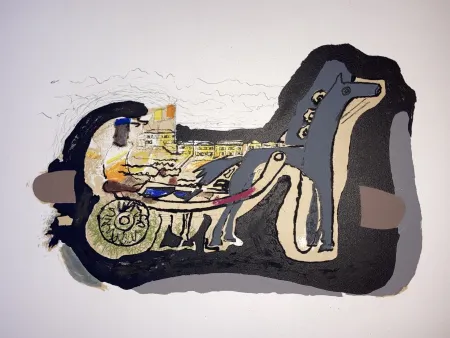 石版画 Braque - Gélinotte