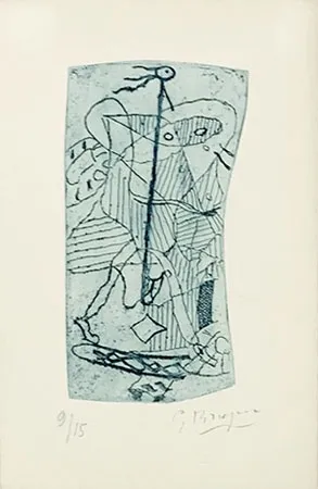 版画 Braque - Héraclite d'Ephèse