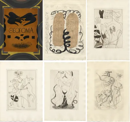插图书 Braque - Hesiode : THÉOGONIE. 20 eaux-fortes de Georges Braque (Maeght 1955)