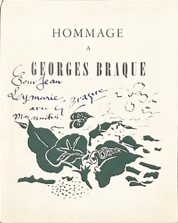 石版画 Braque - Hommage à Georges Braque