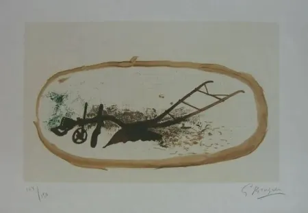 石版画 Braque - La Charrue ( el arado)