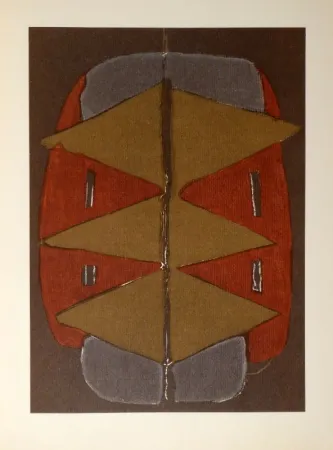 石版画 Braque - La libertè des mers