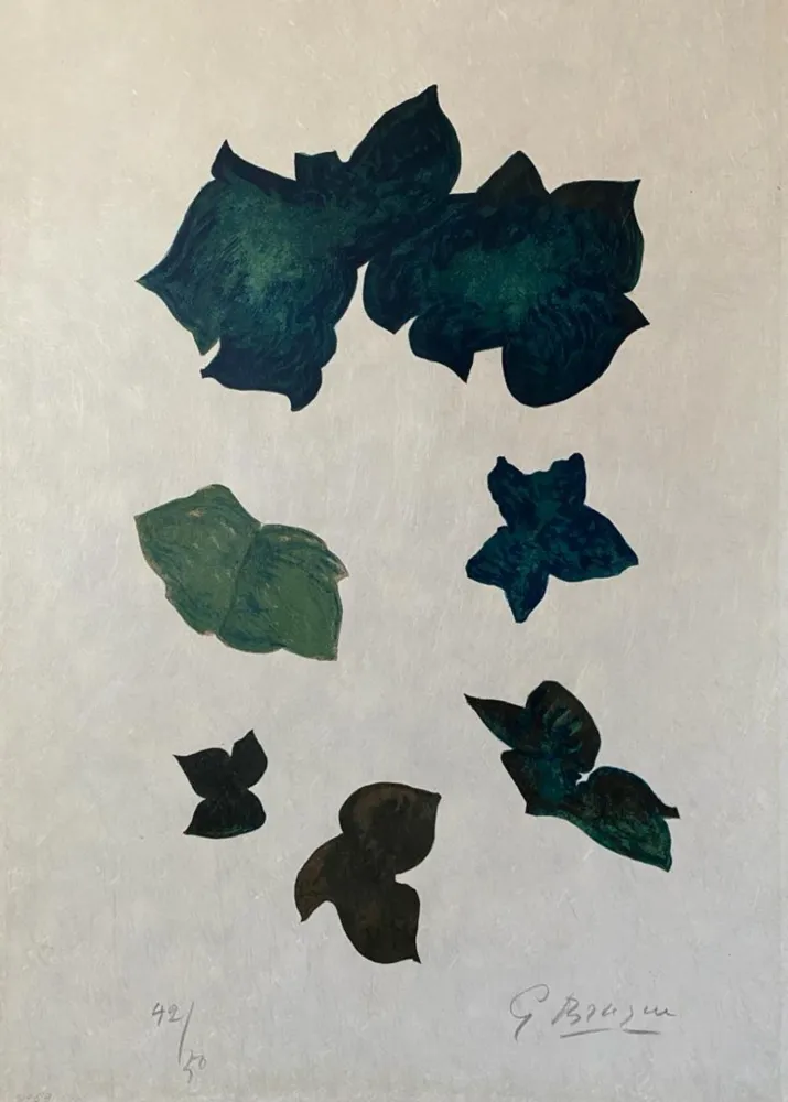 石版画 Braque - La Liberte Des Mers (Vallier 143)