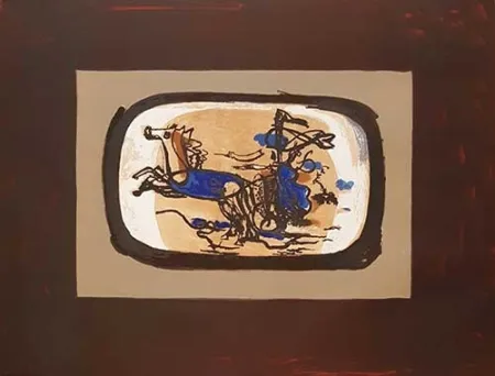 石版画 Braque - Le Char