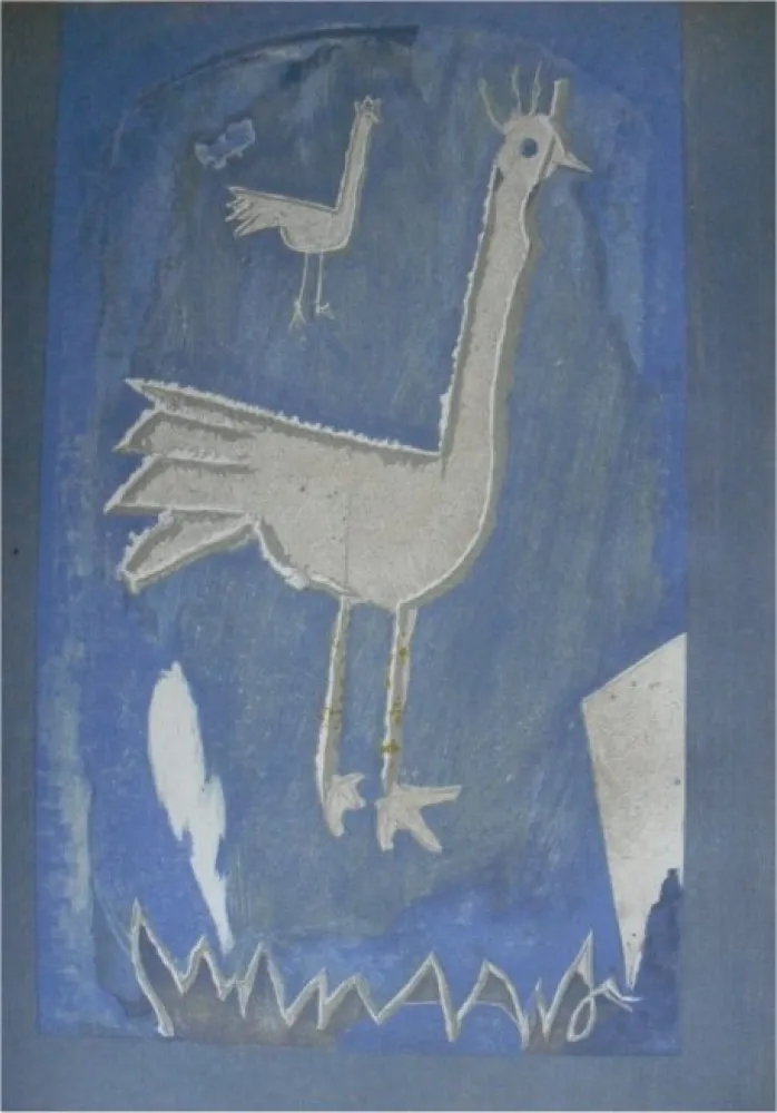 石版画 Braque - Le Coq