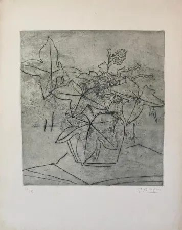 版画 Braque - Le Lierre #99