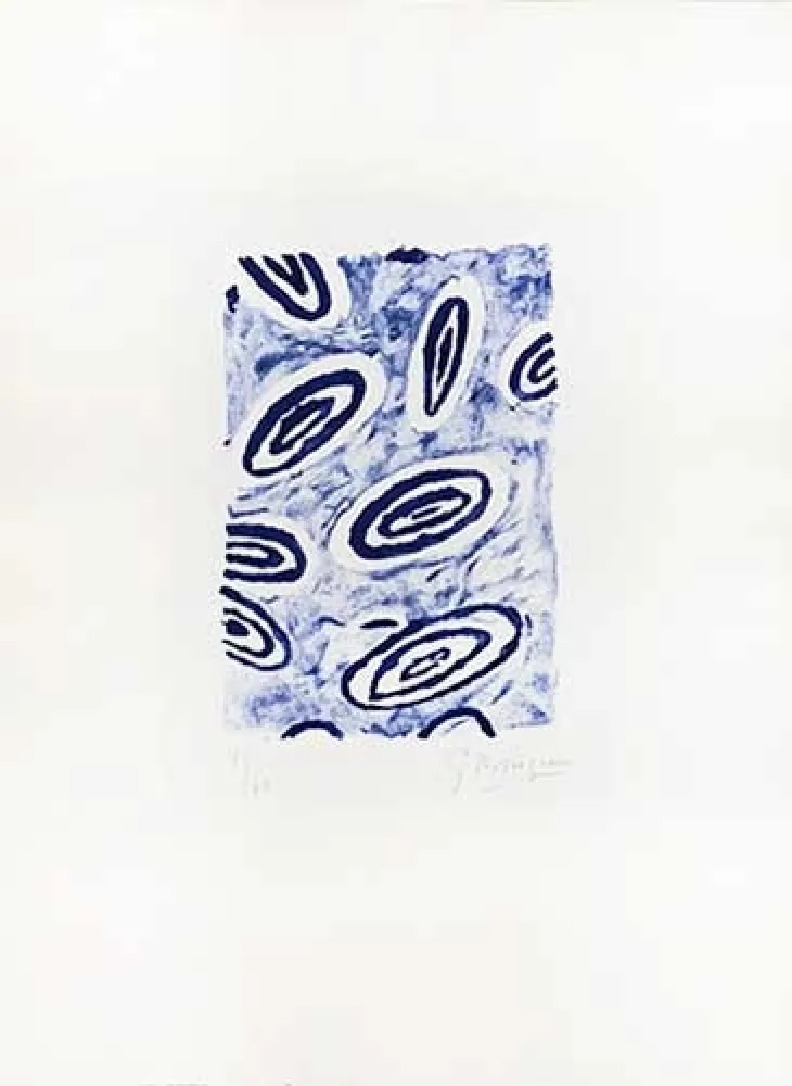 石版画 Braque - Les cibles