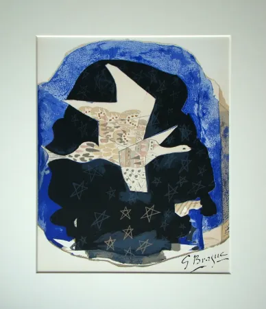 石版画 Braque - Les étoiles