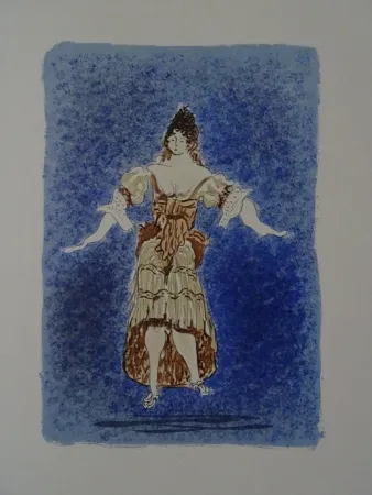 石版画 Braque - Les Facheux