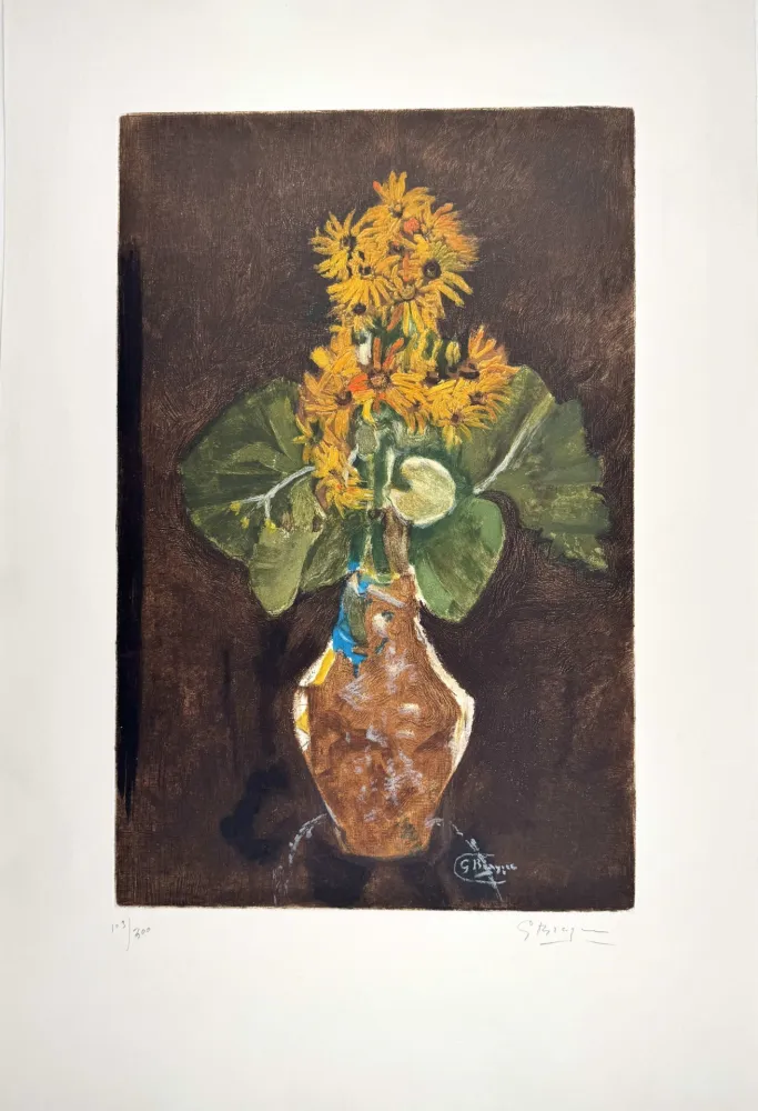 蚀刻飞尘法 Braque - Les Marguerites 