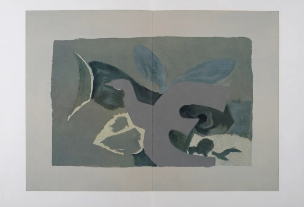 石版画 Braque - Les Oiseaux #I, 1967