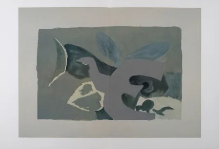 石版画 Braque - Les Oiseaux #I, 1967