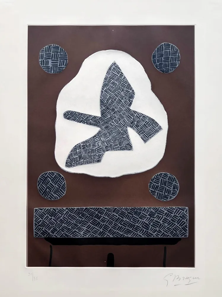 蚀刻飞尘法 Braque - L'oiseau de passage