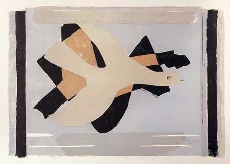 石版画 Braque - L'oiseau est son nombre