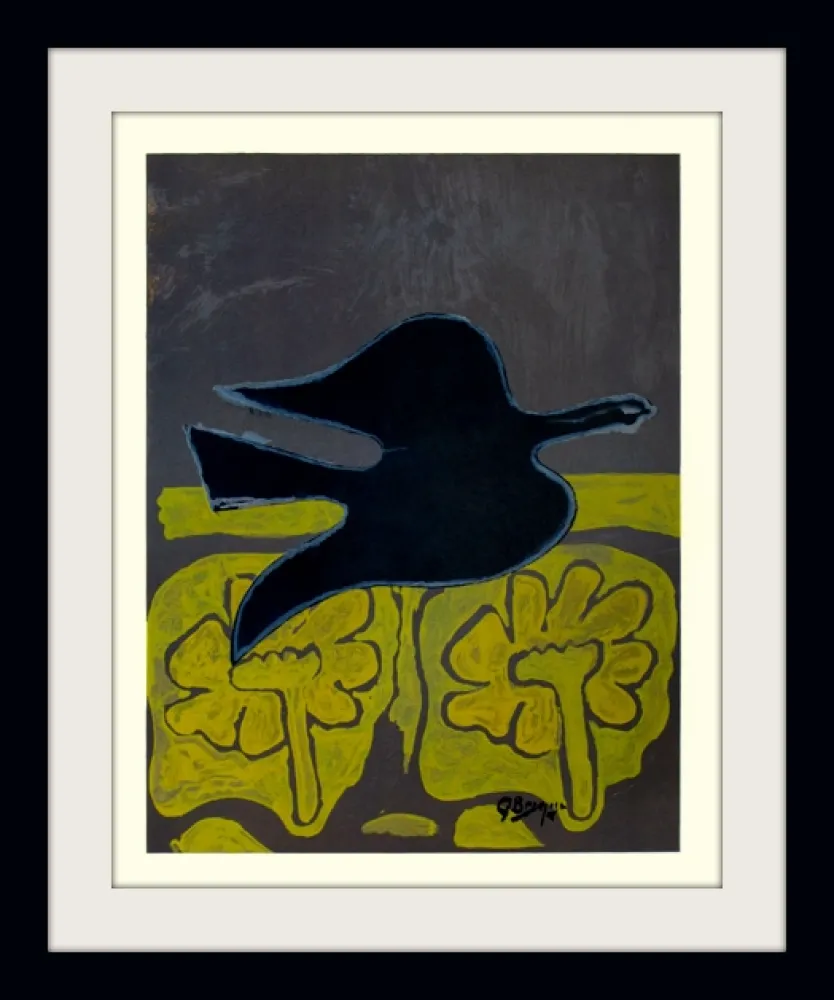 石版画 Braque - Menton