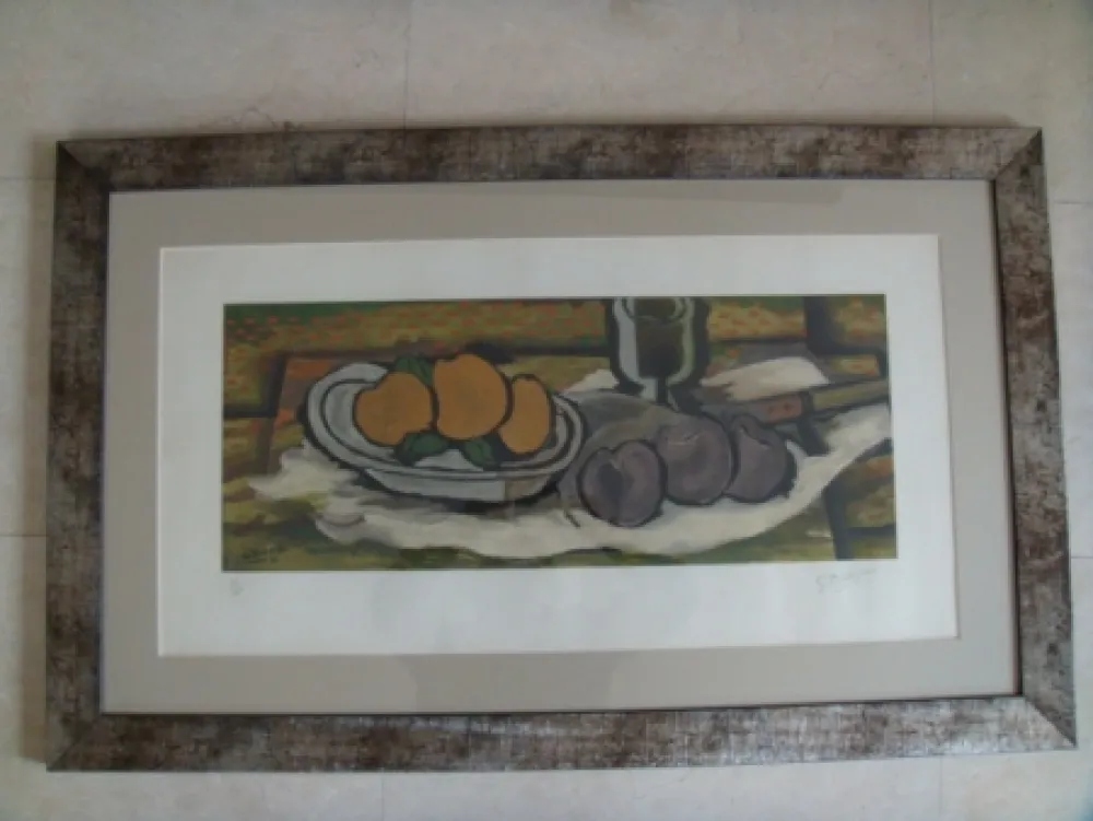 复数作品 Braque - Nature Morte aux fruits