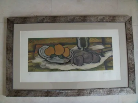 复数作品 Braque - Nature Morte aux fruits