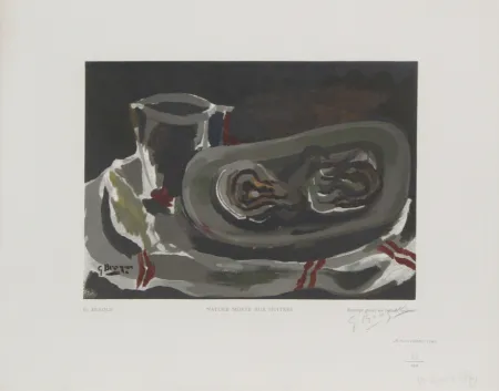 复数作品 Braque - Nature Morte Aux Huitres