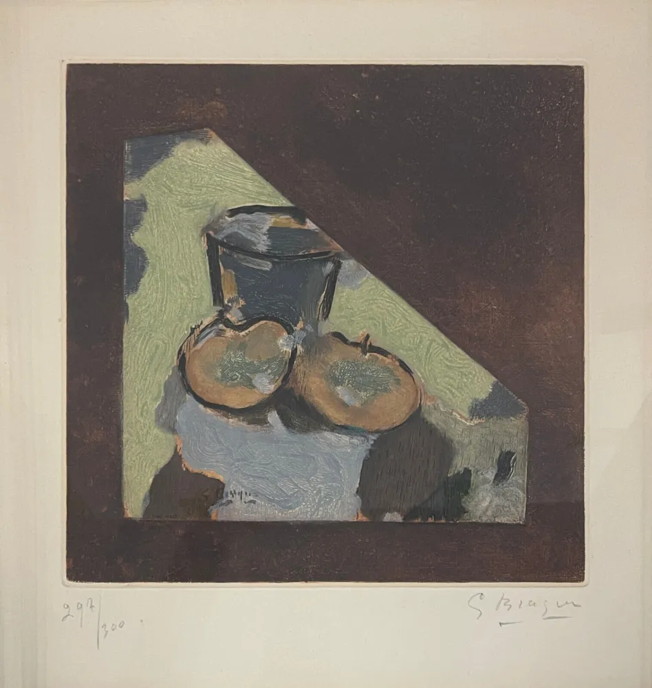 蚀刻飞尘法 Braque - Nature Morte Oblique