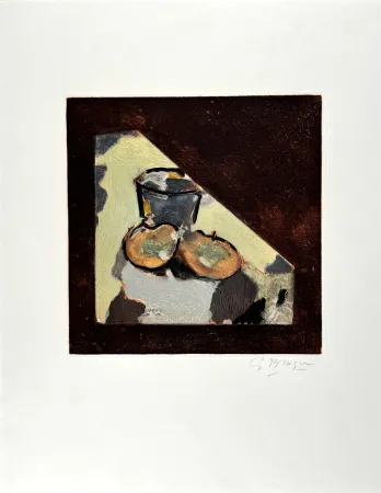 蚀刻飞尘法 Braque -  Nature Morte Oblique 