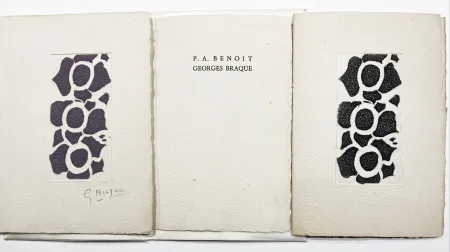 插图书 Braque - NÉ LE (Pour les 50 ans de Rné Char). 2 gravures originales dont une en couleur signée.