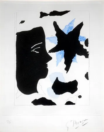 蚀刻版画 Braque - Nouvelles Sculptures et Plaque Graveés