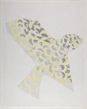 石版画 Braque - Oiseau de proie, 1963
