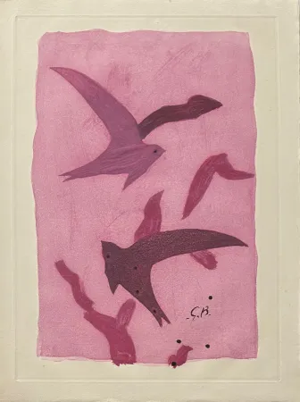 版画 Braque - Paroles peintes