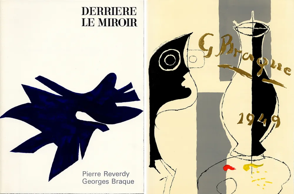 插图书 Braque - PIERRE REVERDY, GEORGES BRAQUE. DERRIÈRE LE MIROIR n° 135-136. Déc.1962-Janv.1963.