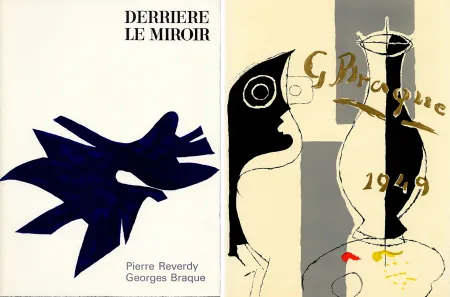 插图书 Braque - PIERRE REVERDY, GEORGES BRAQUE. DERRIÈRE LE MIROIR n° 135-136. Déc.1962-Janv.1963.