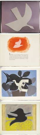 插图书 Braque - Saint-John Perse. L'ORDRE DES OISEAUX. 12 eaux-fortes en couleurs de Georges Braque (1962)