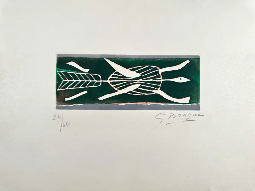 蚀刻版画 Braque -  Thalassa I 