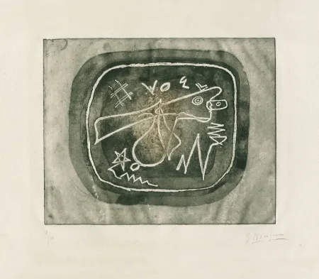 蚀刻版画 Braque - 