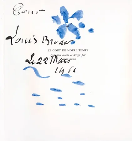 无技术 Braque -  Untitled (Fleur Tombe), 1962