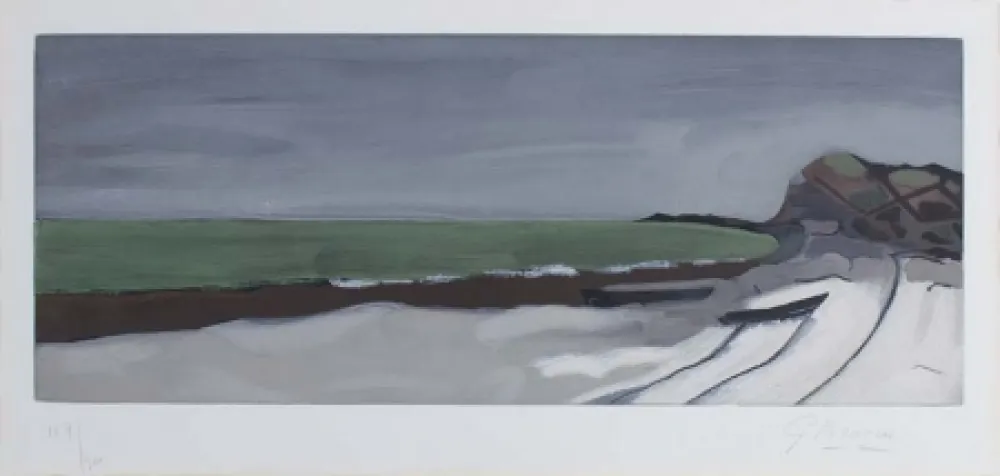 蚀刻飞尘法 Braque - Varengeville,1955