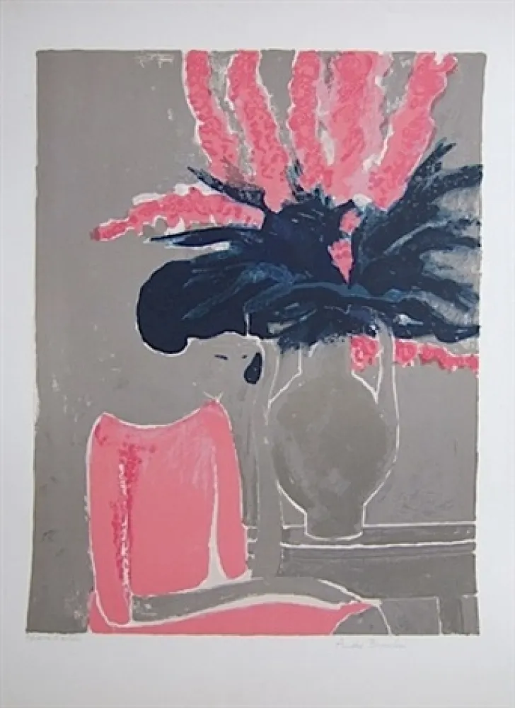 石版画 Brasilier - Chantal aux glaieuls 