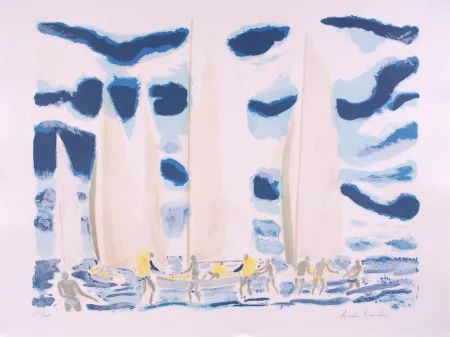 石版画 Brasilier - Les Régates - Regattas