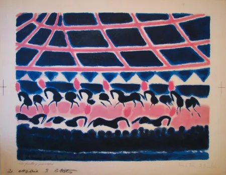 石版画 Brasilier - Untitled