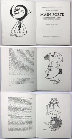 插图书 Brauner - Benjamin Péret : MAIN FORTE. Illustrations de Victor Brauner (1946)