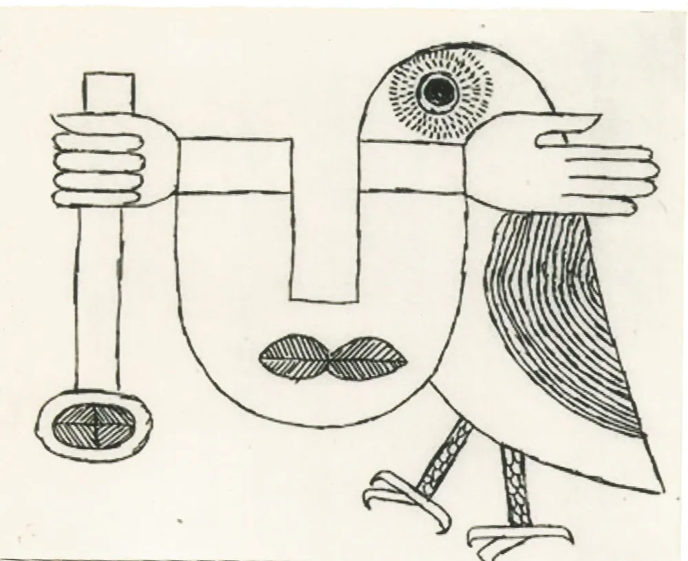 版画 Brauner - Ce chateau pressenti