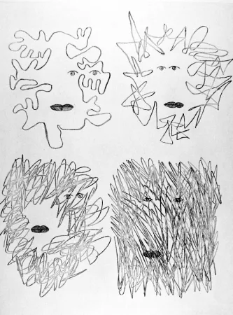 蚀刻版画 Brauner - Dans le néant intérieur la place du deviner implante sa force