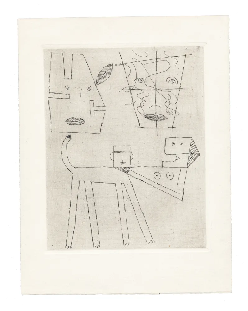 版画 Brauner - Tir à l'arc