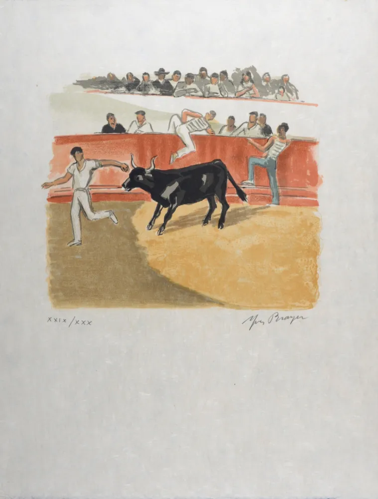 石版画 Brayer - Tauromachie (#3), 1963 - Hand-signed
