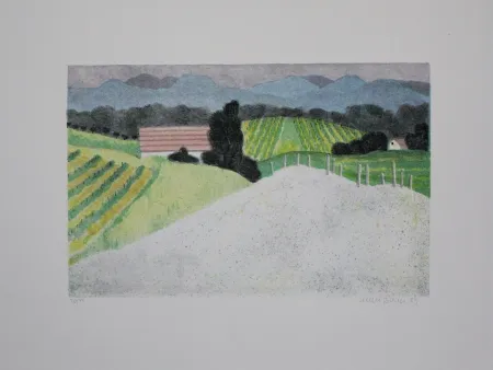 石版画 Breiter - Landschaft / Landscape