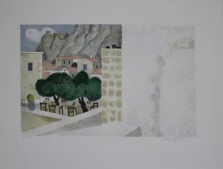 石版画 Breiter - Monemvasia