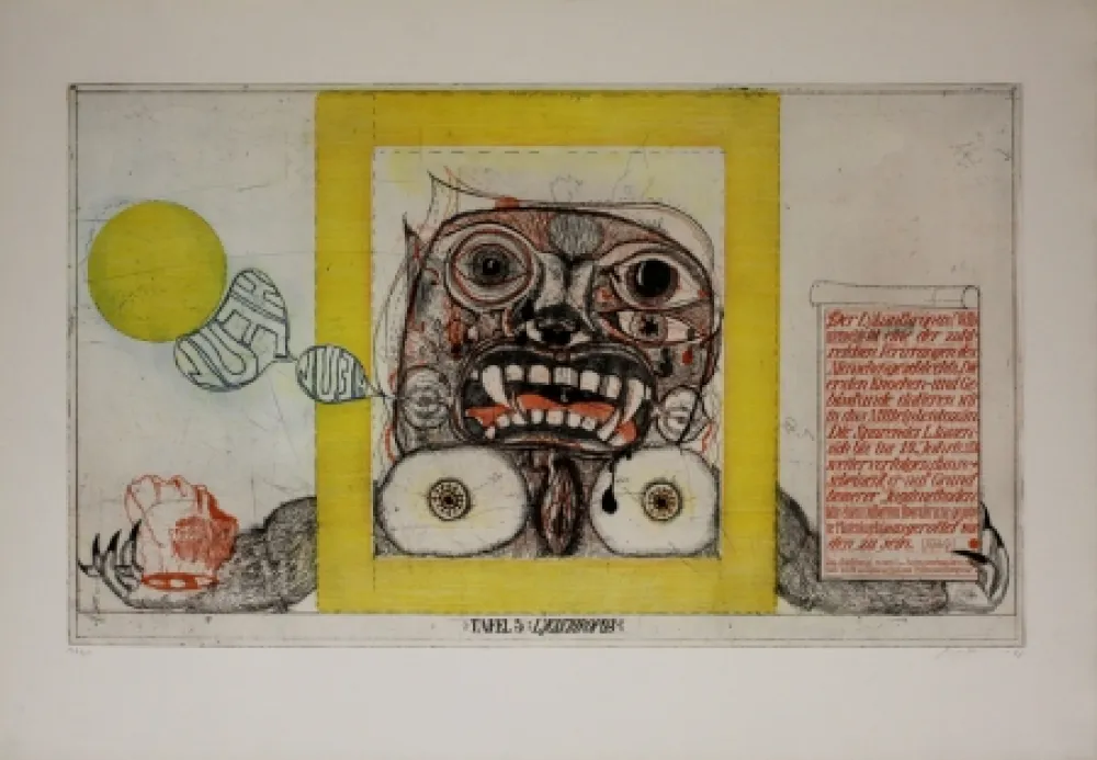 版画 Bremer - Lycanthropus / Werewolf