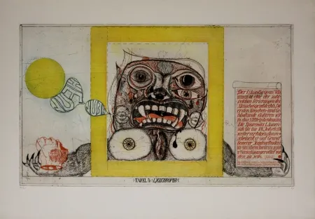 版画 Bremer - Lycanthropus / Werewolf