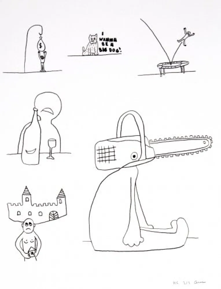 石版画 Breuning  - Random thoughts about life 10